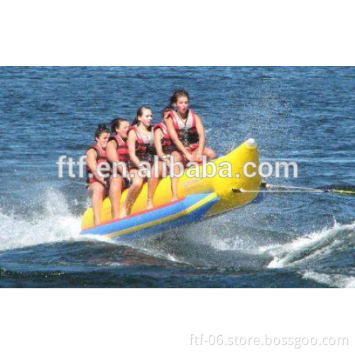 2016 hot sale custom pvc double banana inflatable boat for water game,Inflatable Banana Boat